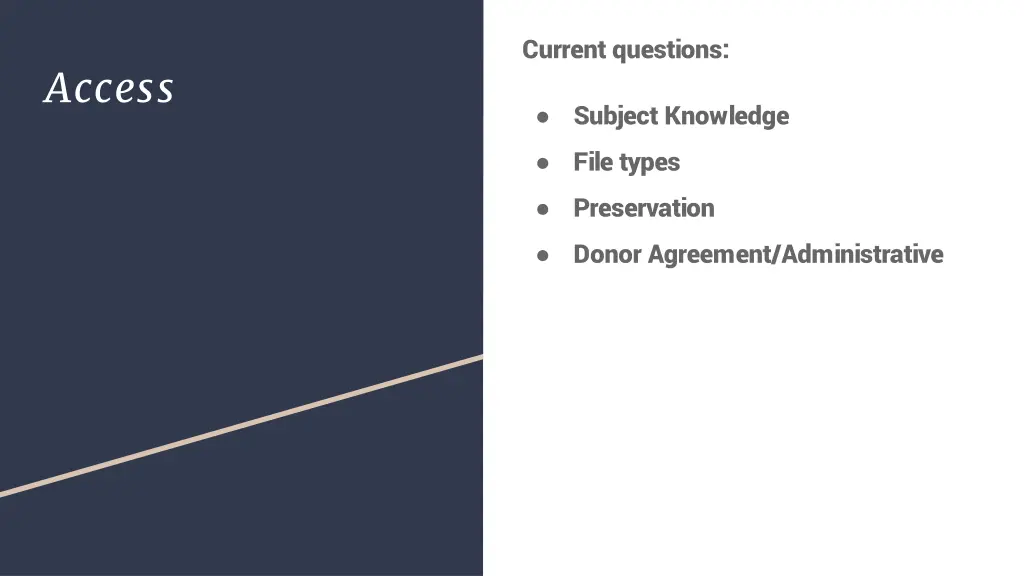 current questions