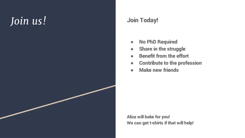 join us
