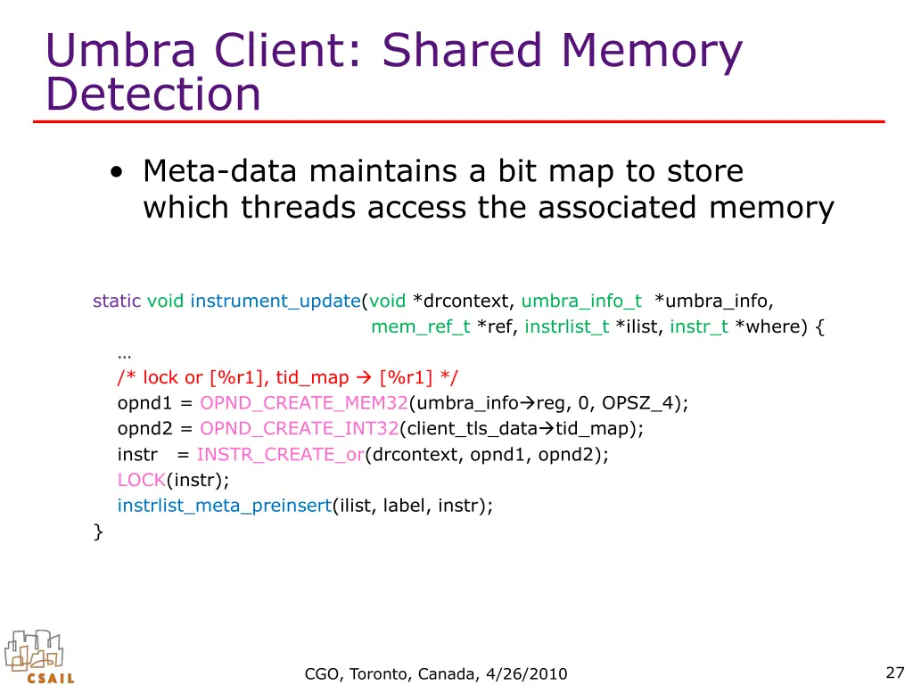 umbra client shared memory detection
