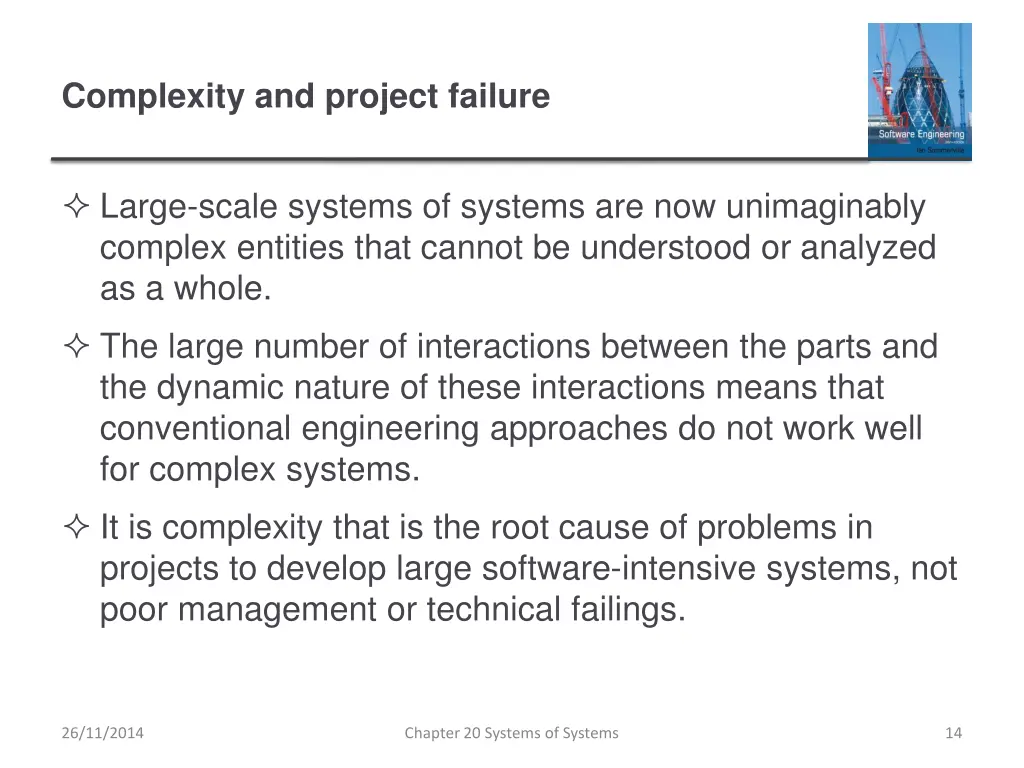complexity and project failure