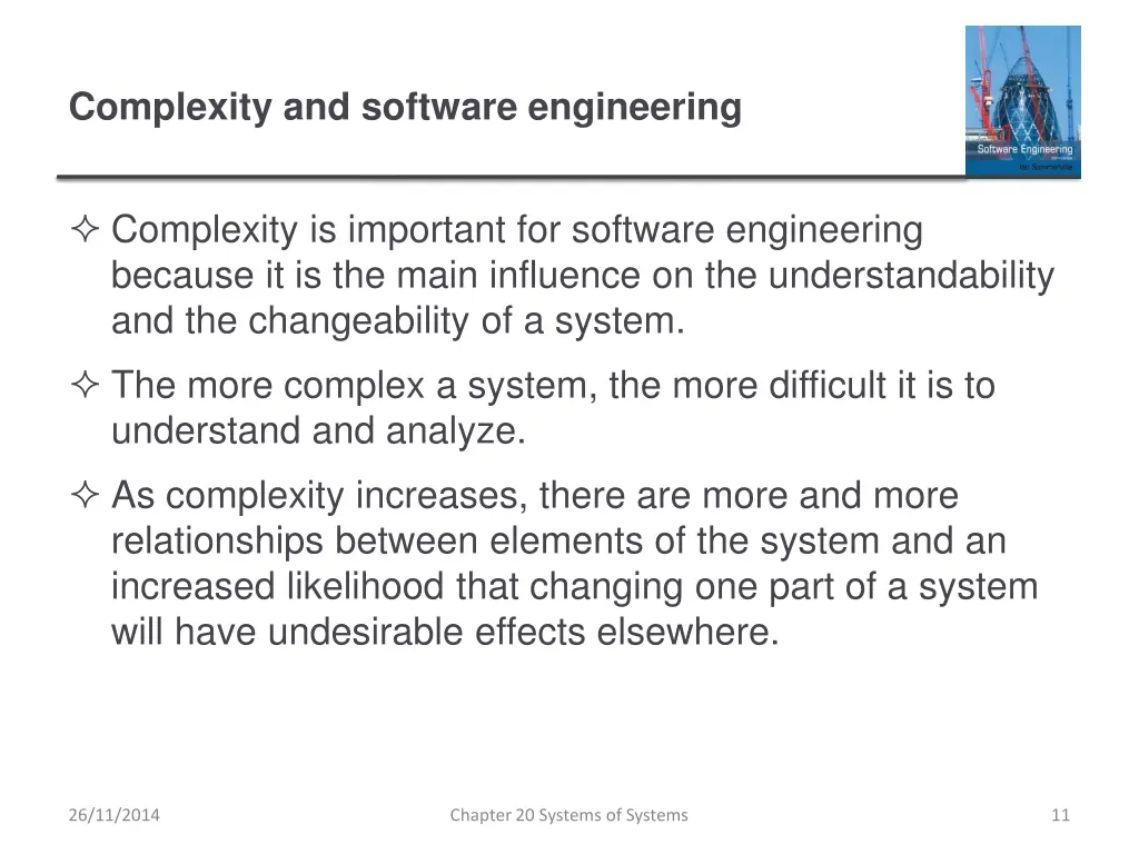 complexity and software engineering