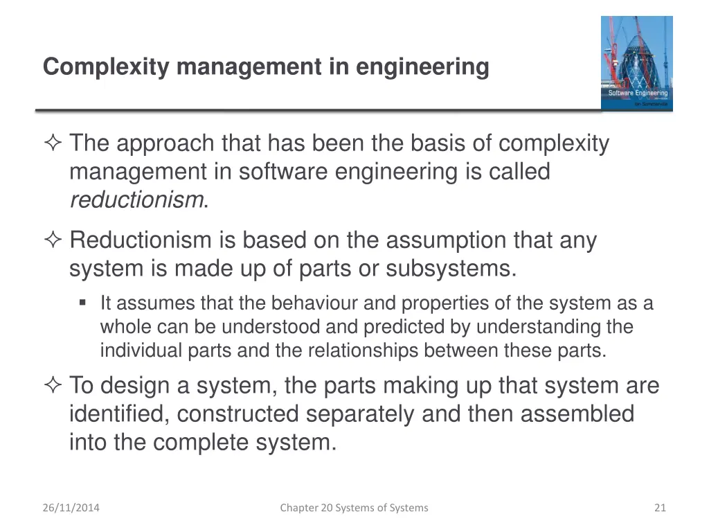 complexity management in engineering