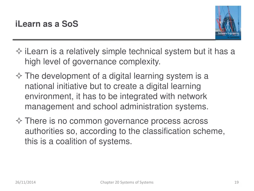 ilearn as a sos