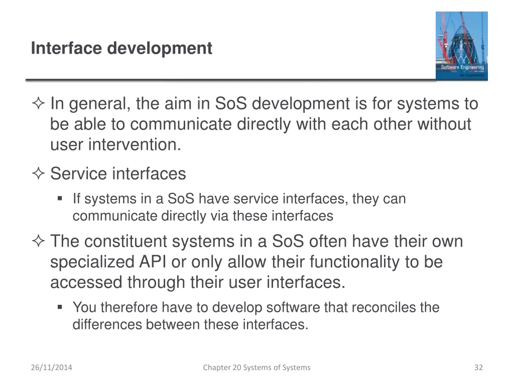 interface development
