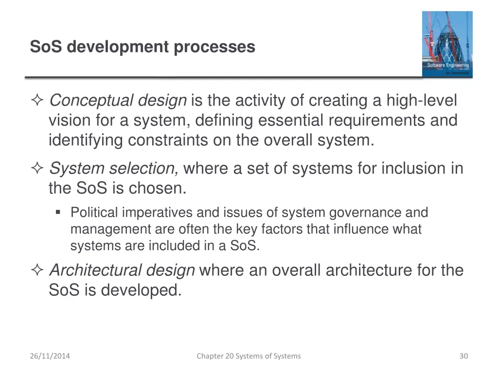 sos development processes