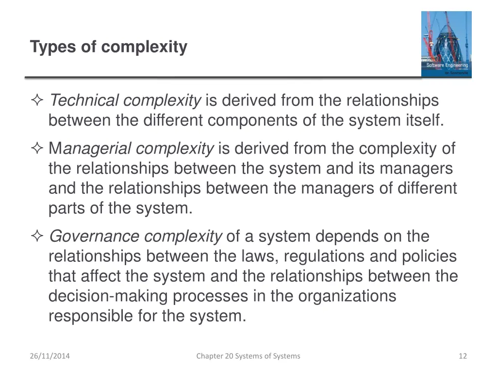 types of complexity