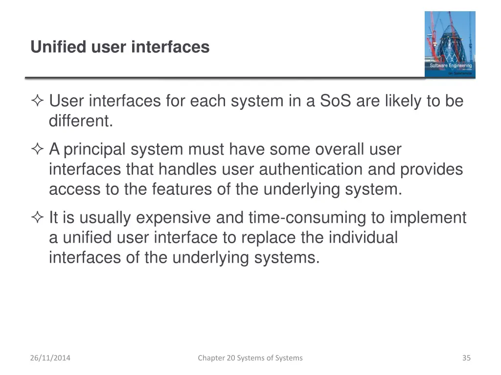 unified user interfaces