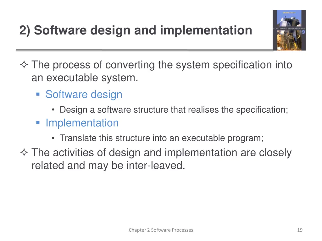 2 software design and implementation