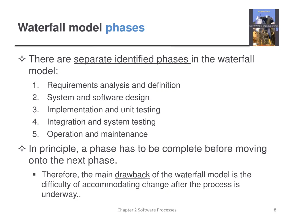 waterfall model phases