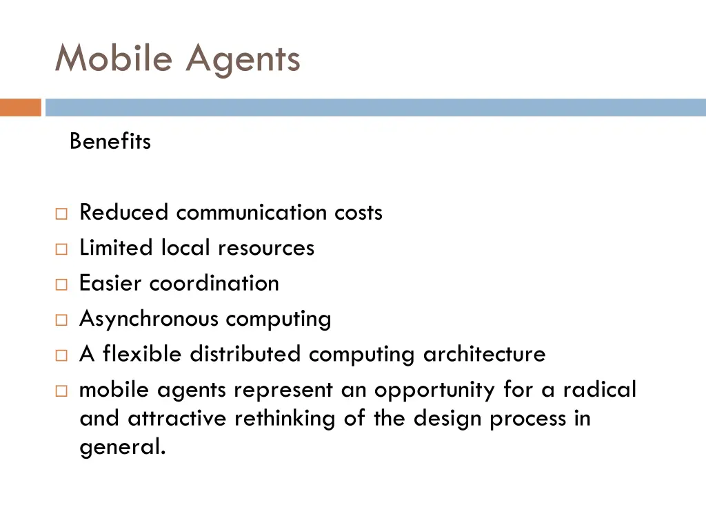mobile agents