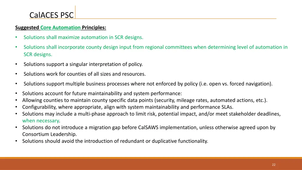 calaces psc 15