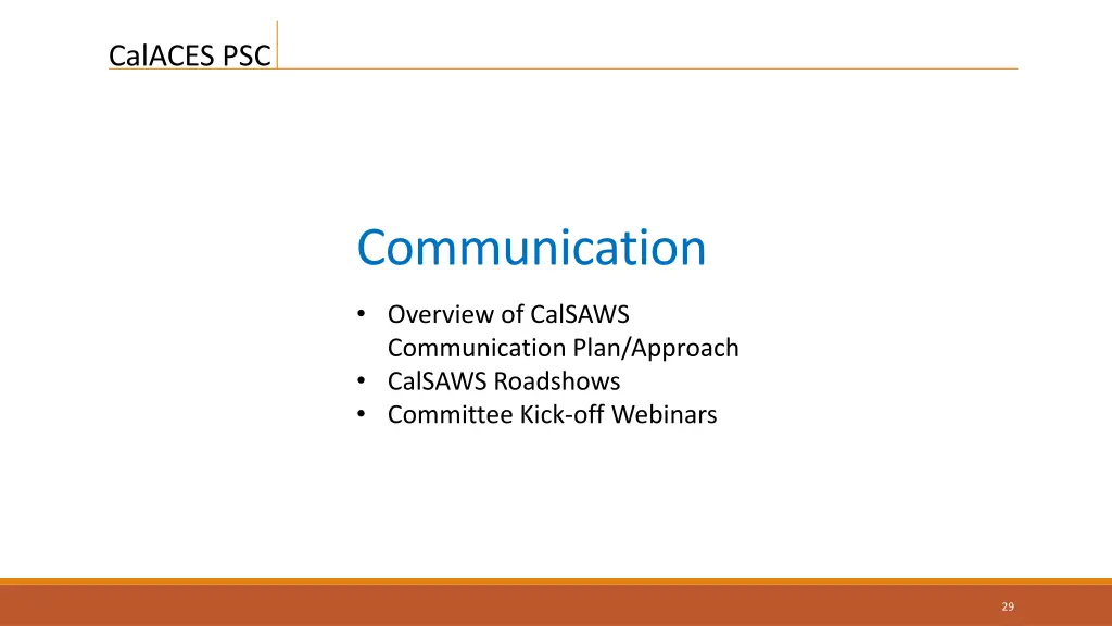 calaces psc 17