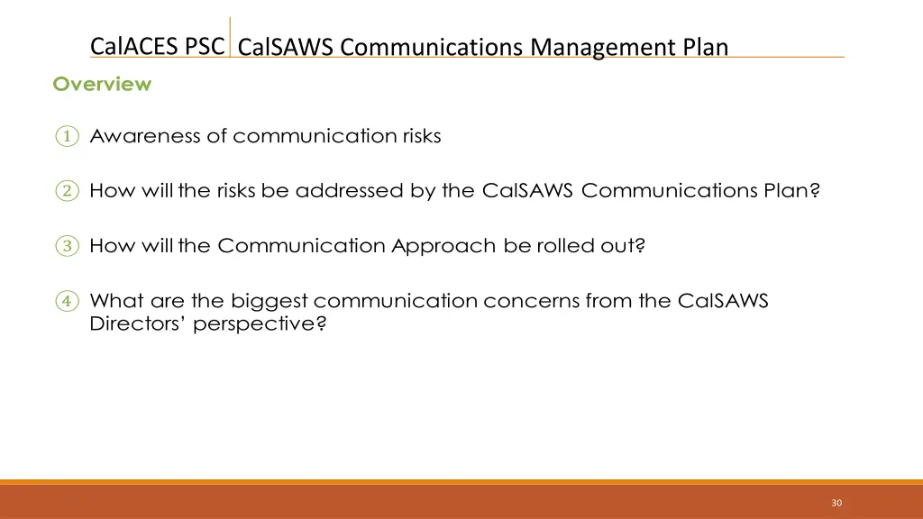 calaces psc 18