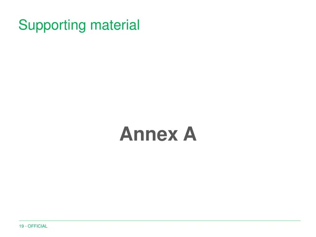 supporting material