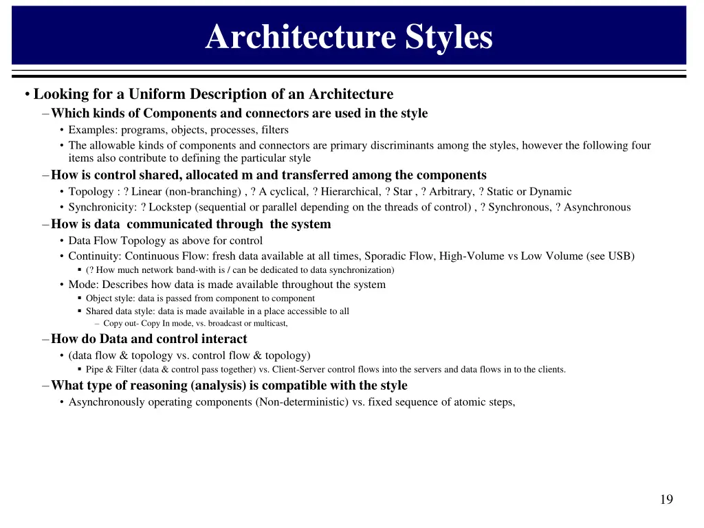 architecture styles