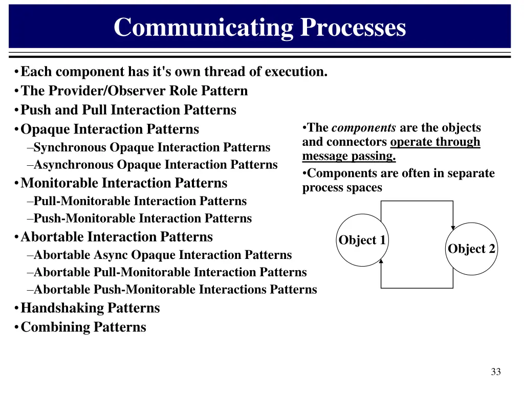 communicating processes