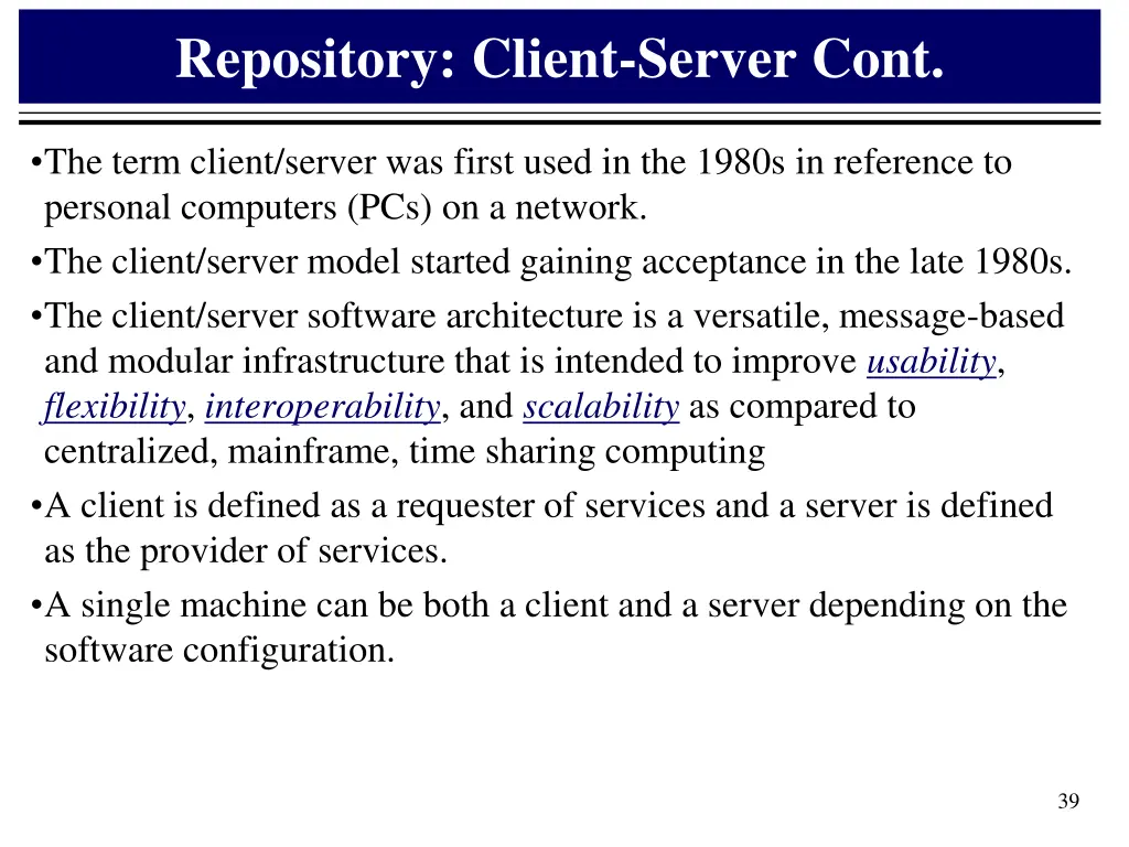 repository client server cont