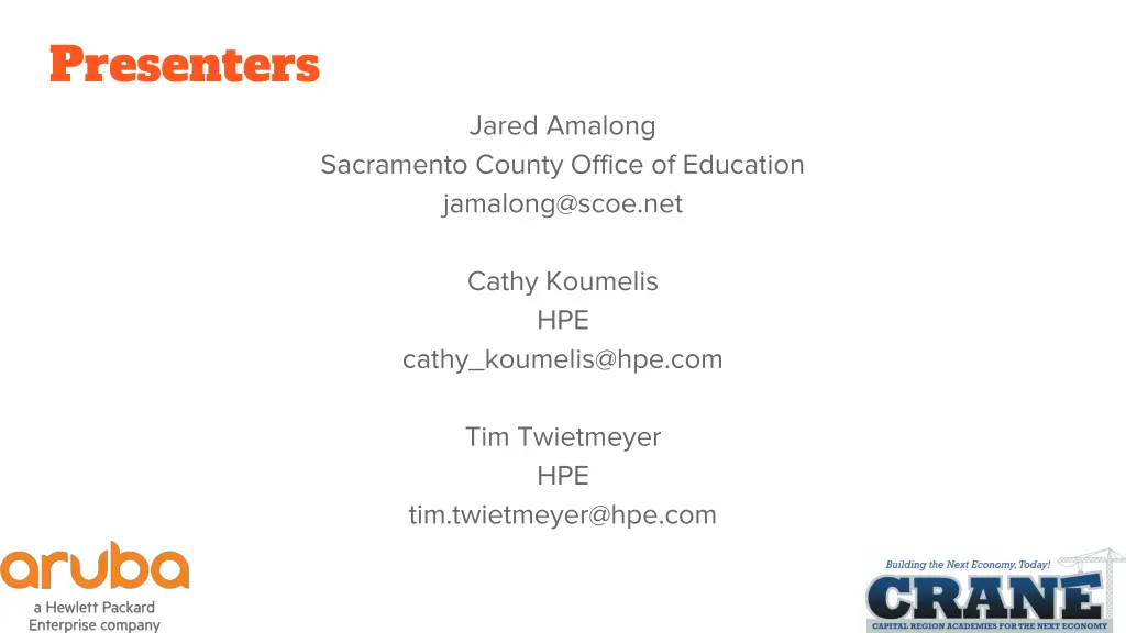 presenters