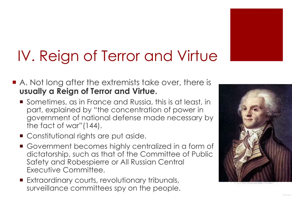 iv reign of terror and virtue