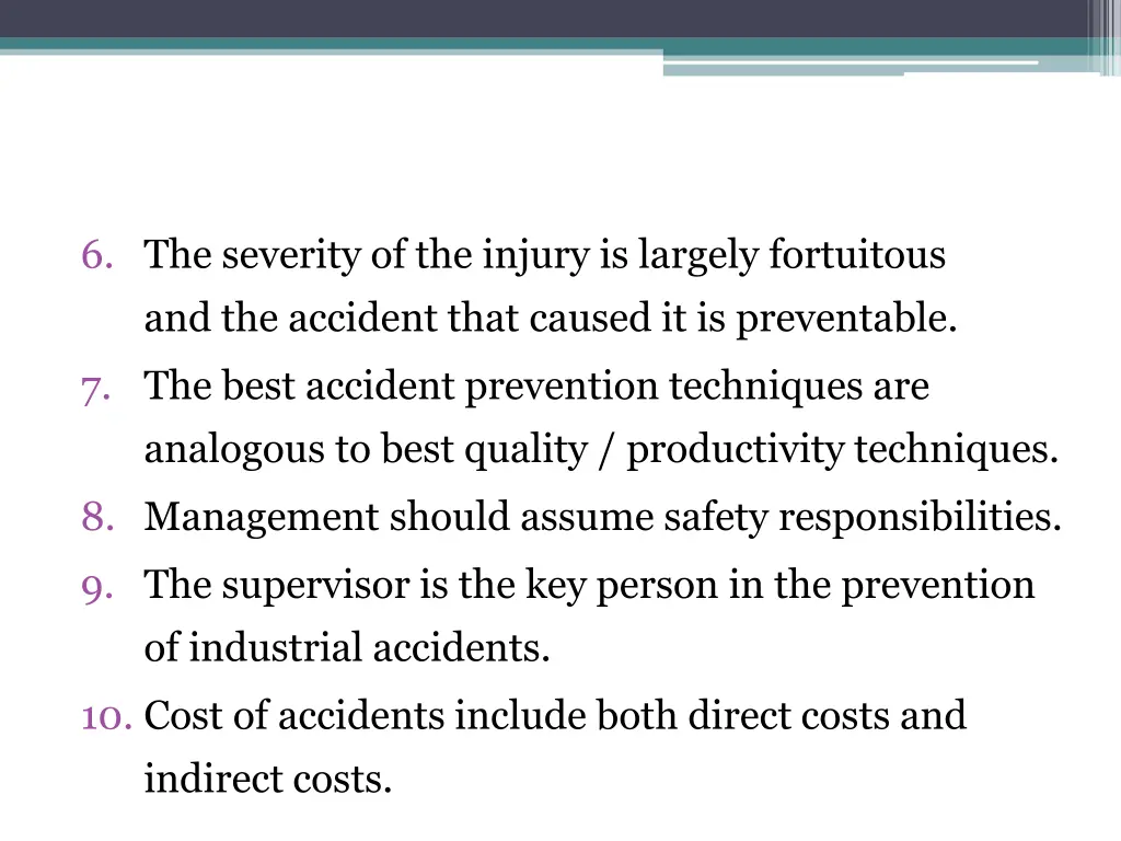6 the severity of the injury is largely