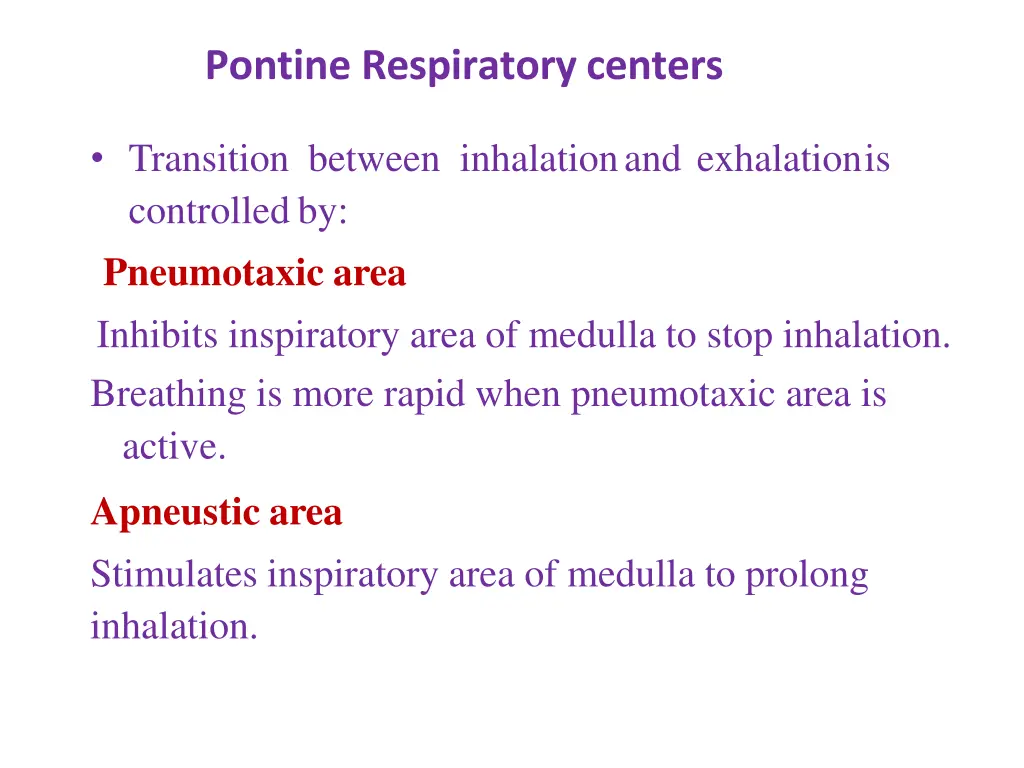 pontine respiratorycenters