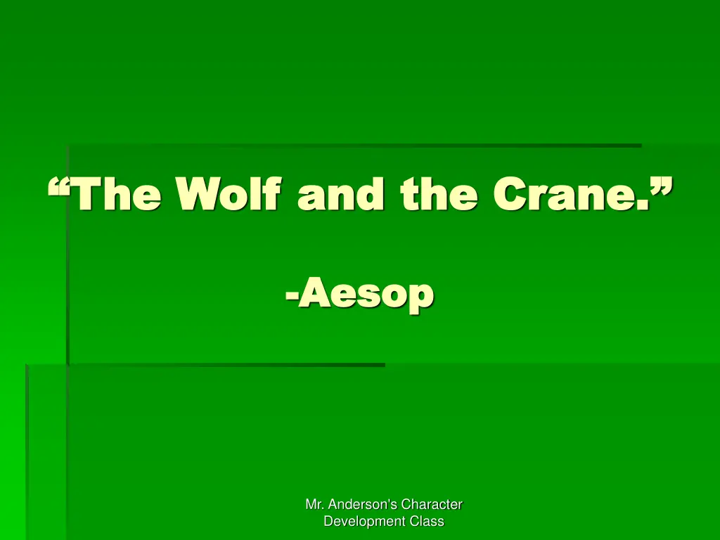 the wolf and the crane the wolf and the crane