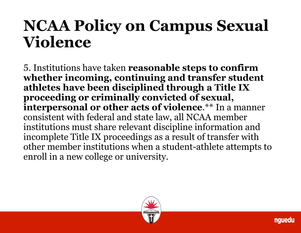 ncaa policy on campus sexual violence 3