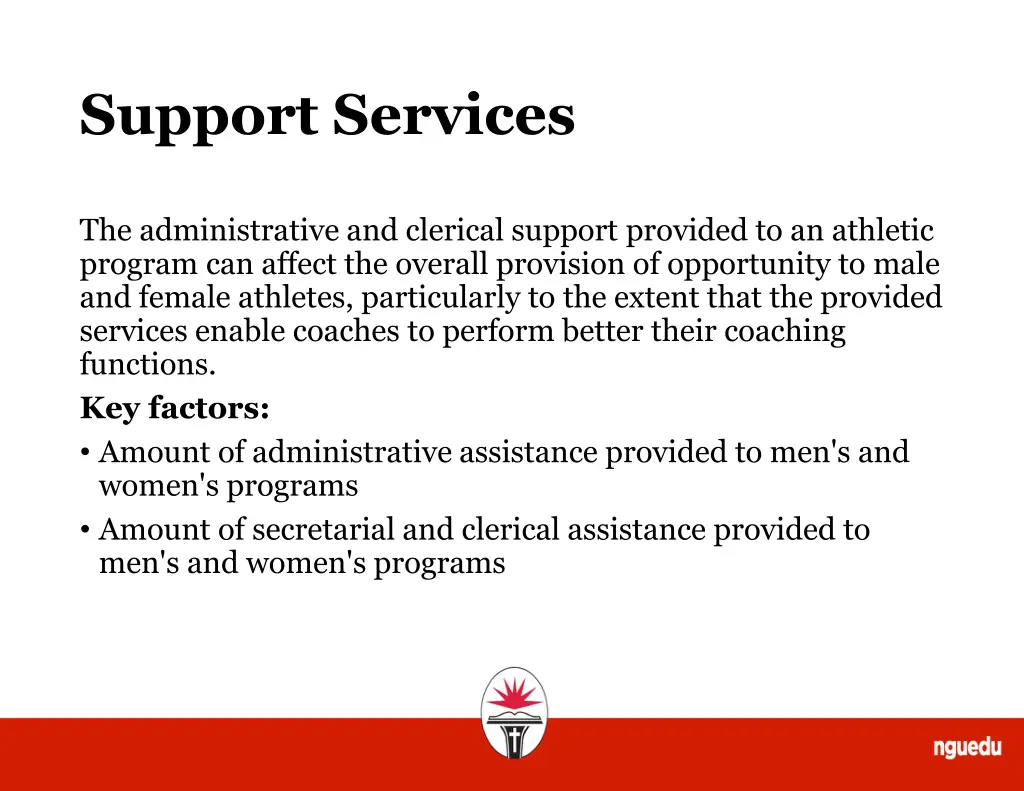 support services