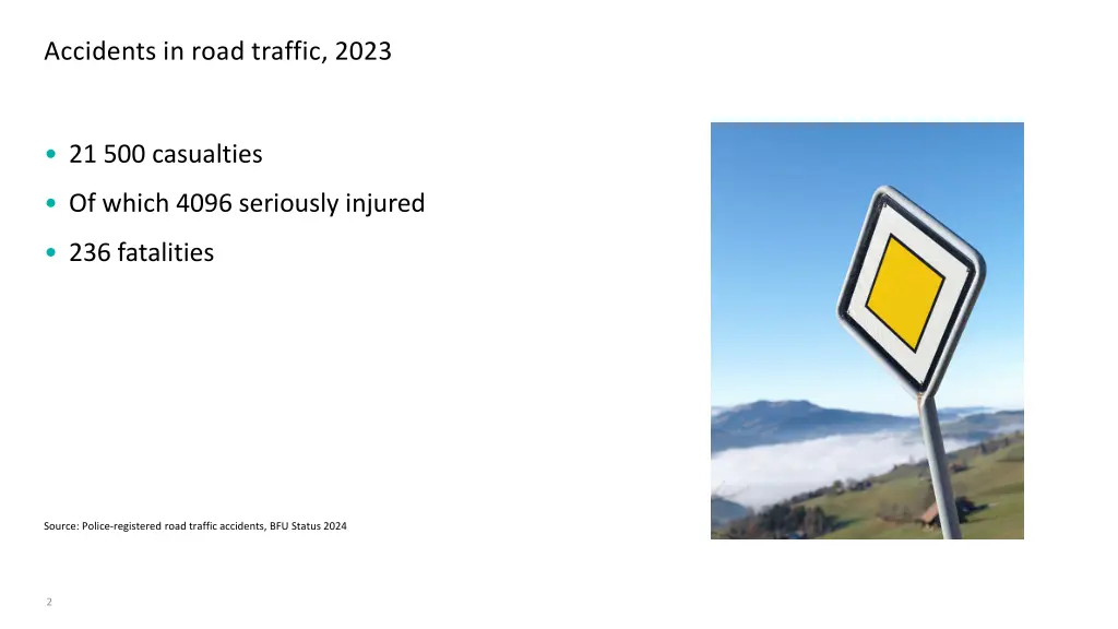 accidents in road traffic 2023