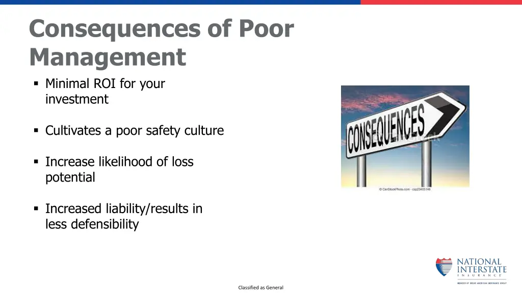 consequences of poor management