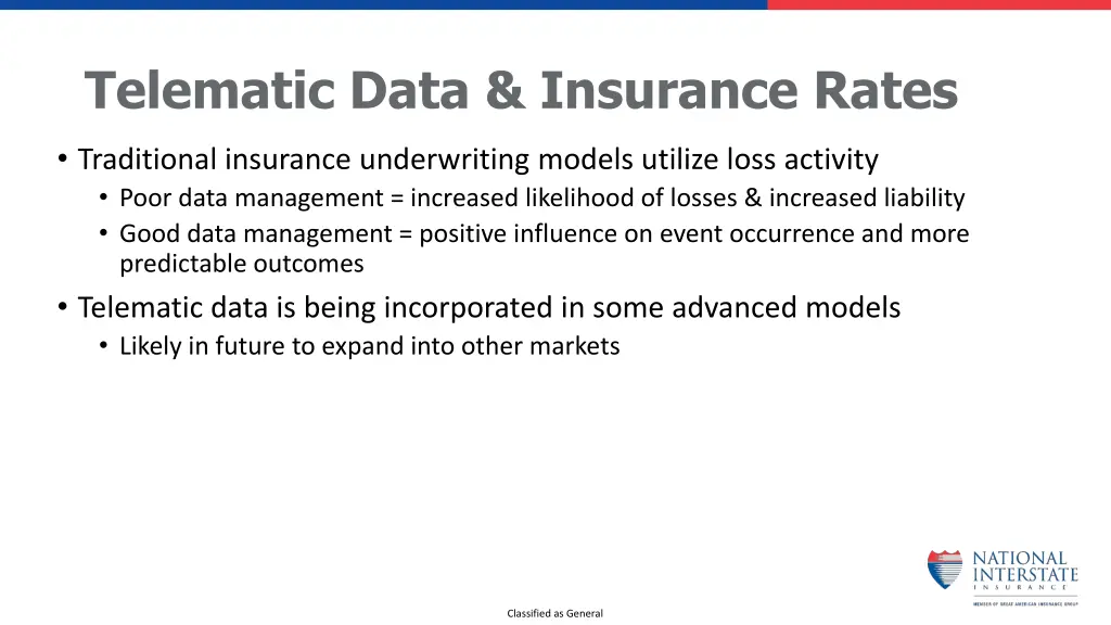telematic data insurance rates