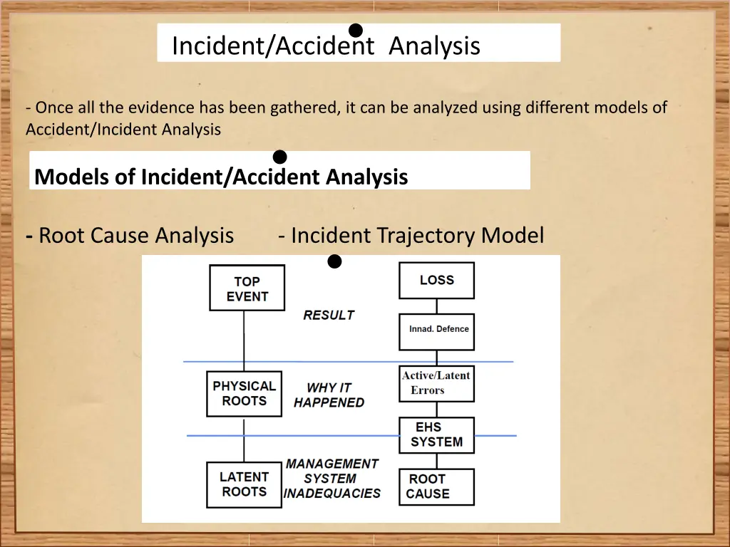 incident accident analysis