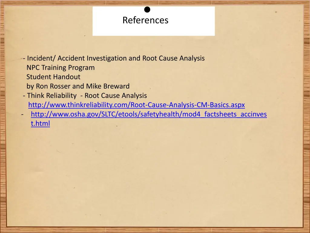 references