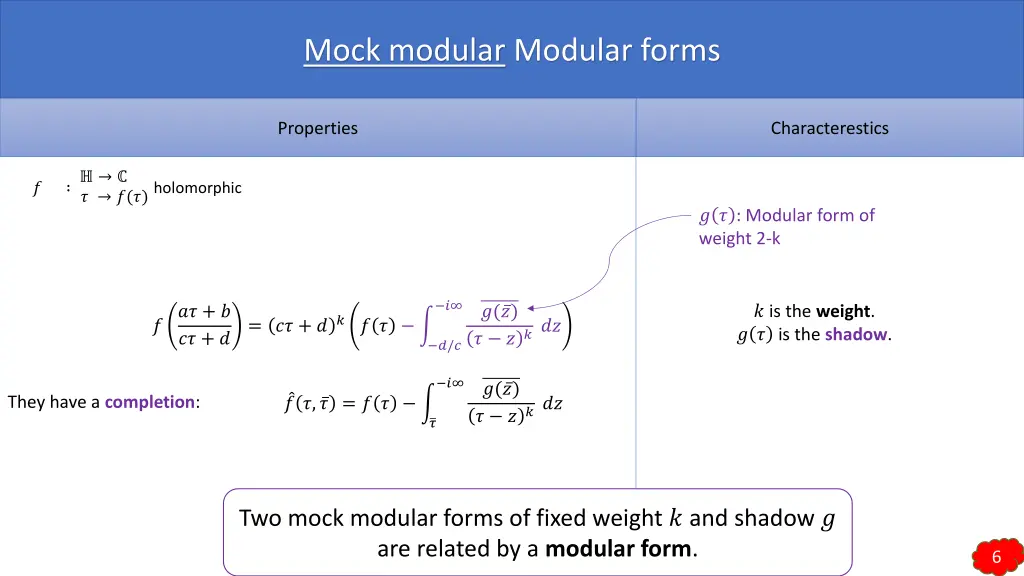 mock modular modular forms