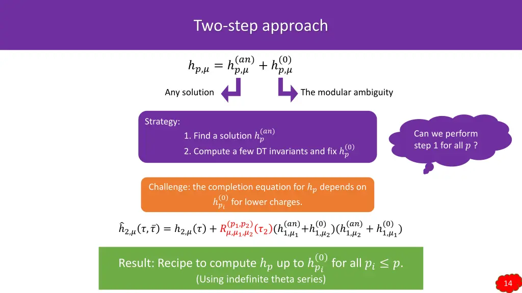 two step approach