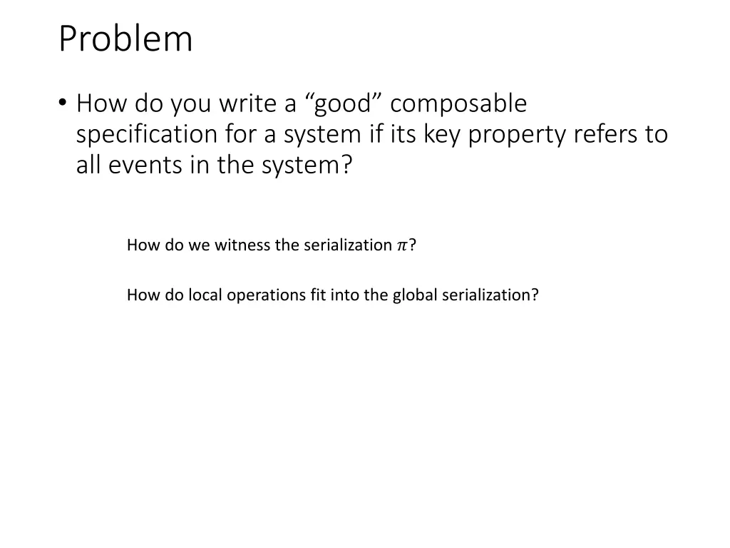 problem