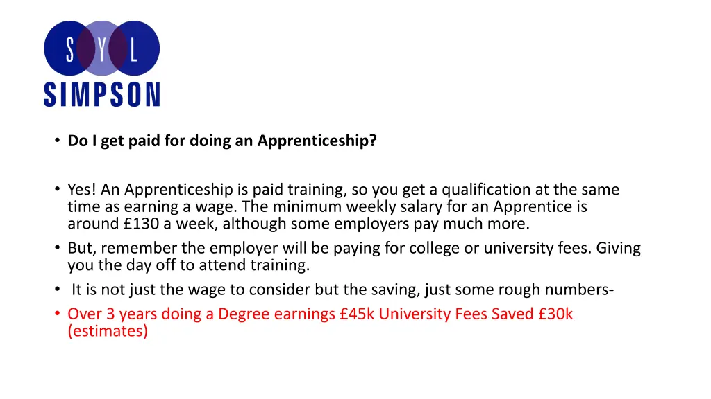 do i get paid for doing an apprenticeship