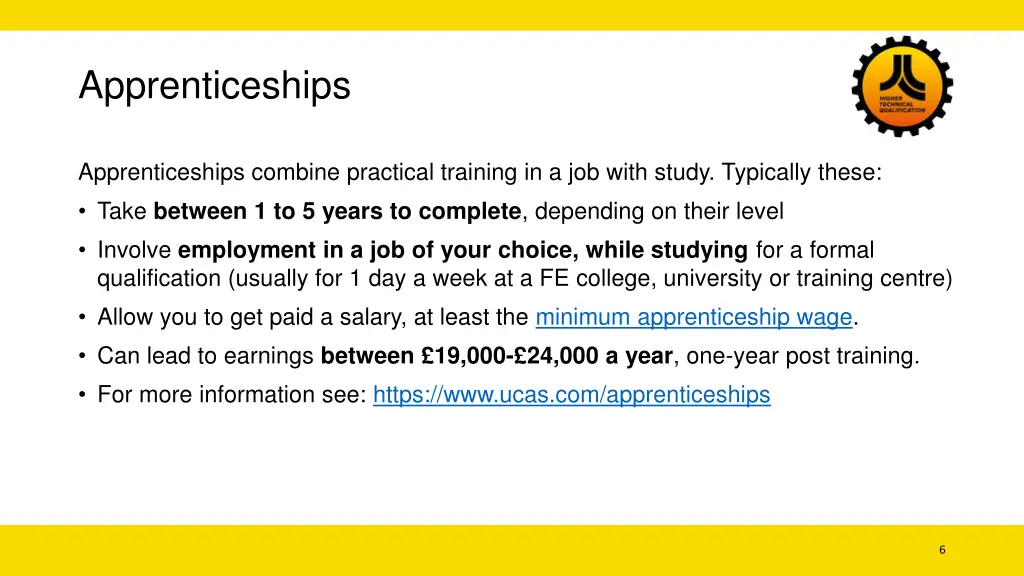 apprenticeships