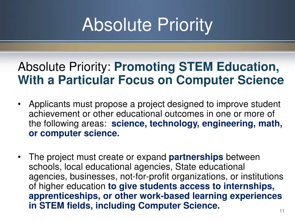 absolute priority 1