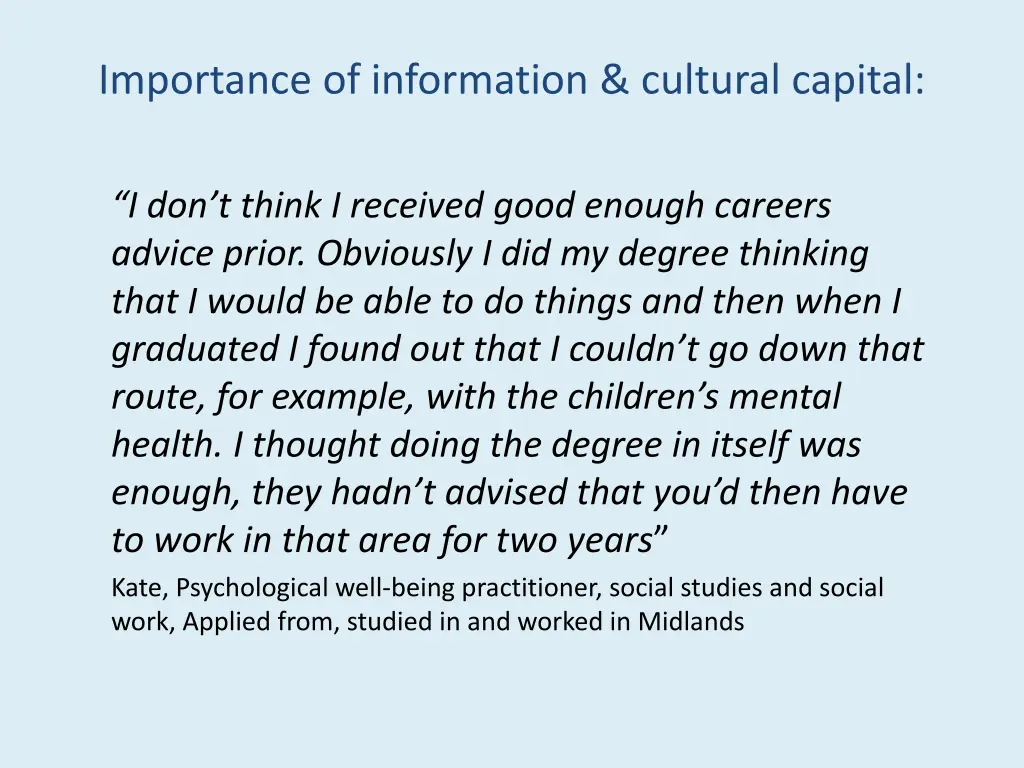 importance of information cultural capital