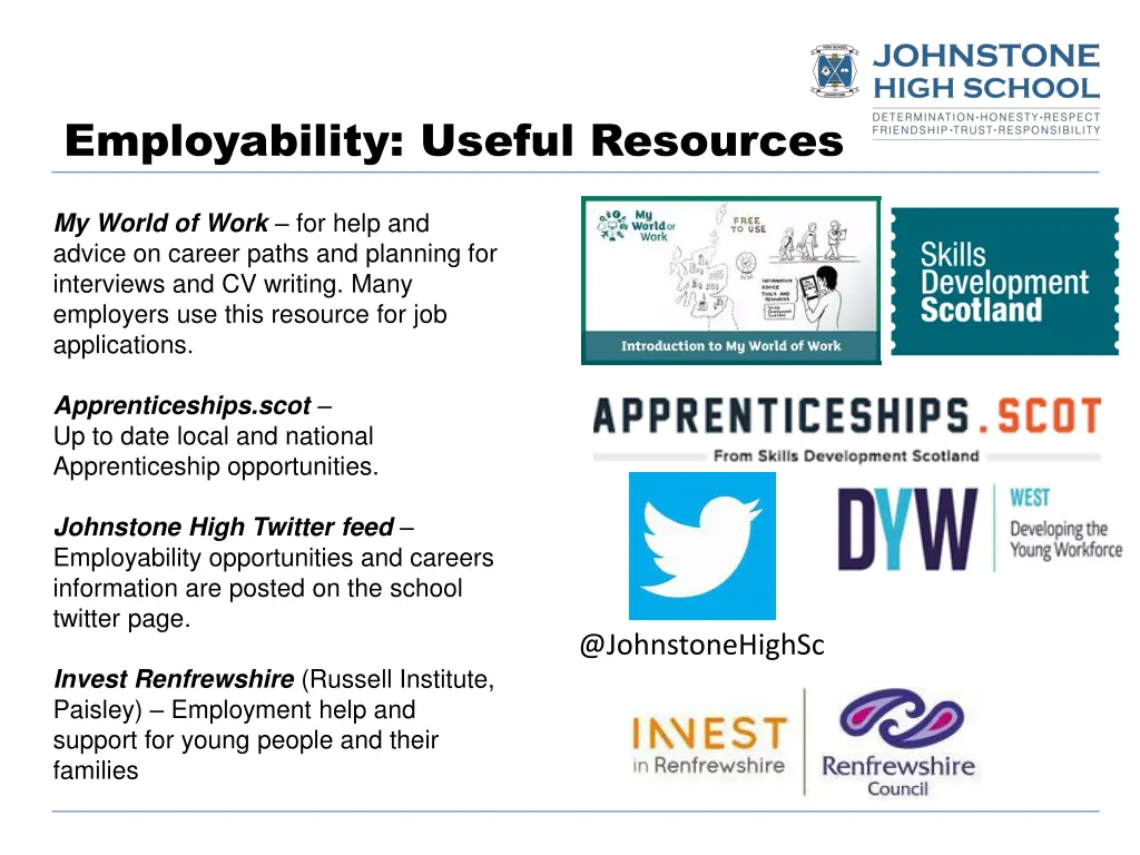 employability useful resources