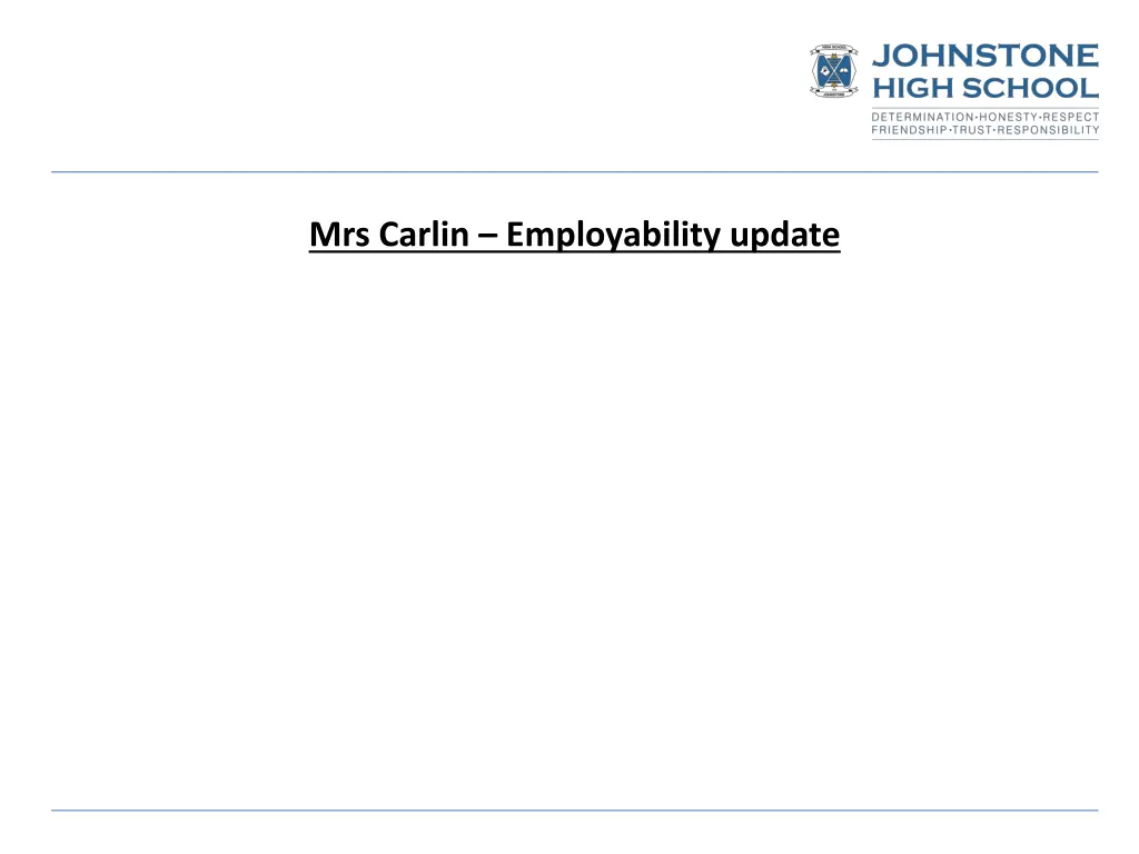 mrs carlin employability update