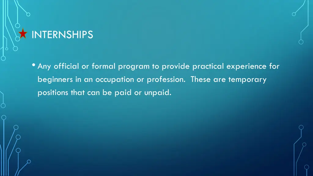 internships