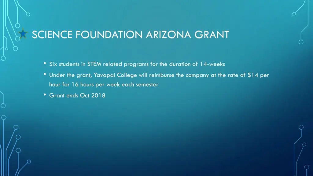 science foundation arizona grant