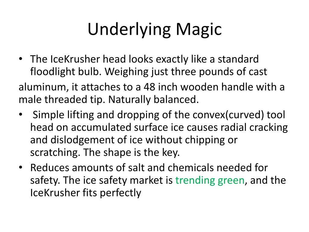 underlying magic