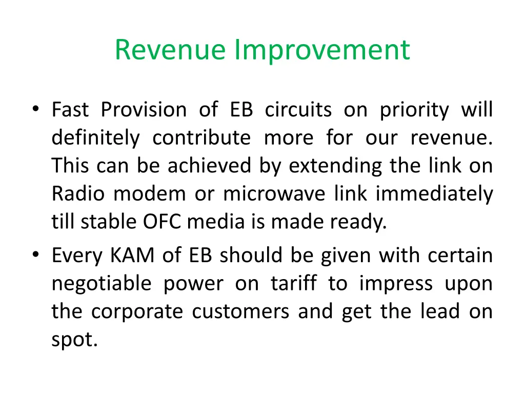 revenue improvement 1
