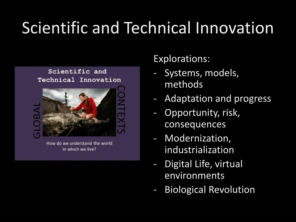 scientific and technical innovation