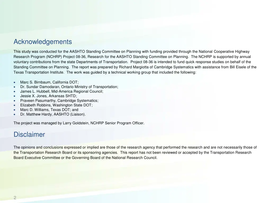 acknowledgements