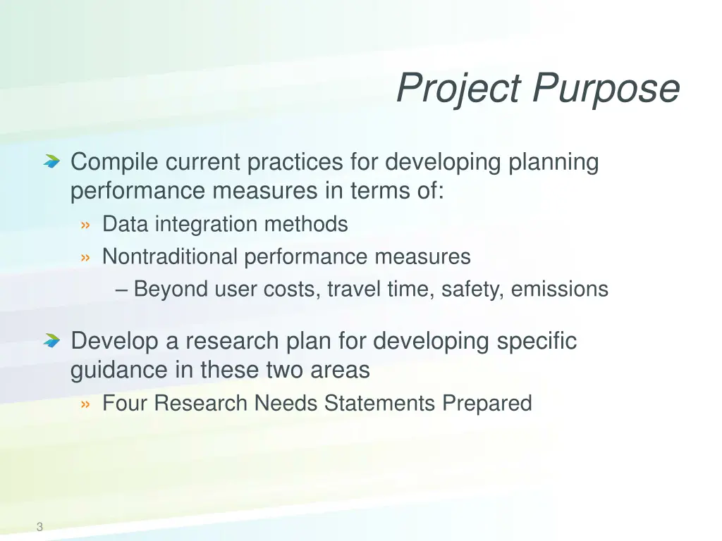 project purpose
