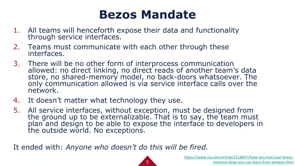 bezos mandate